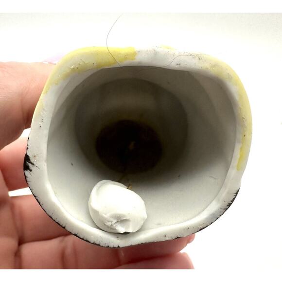 Vintage BOA Ceramic Penguin Holding A Book Bell - Picture 7 of 8